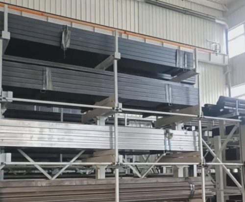 Robust's Rack System Roll-Out Cantilever Racking System – Sheet Metal & Pipe Storage Racks ...