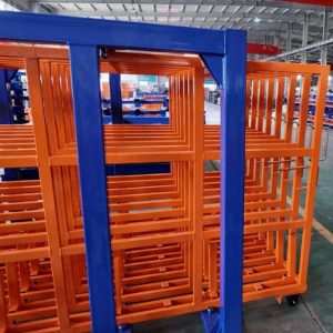 Vertical Roll-out Sheet Metal Storage Rack