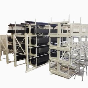 Roll out cantilever racking