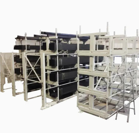 Roll out cantilever racking