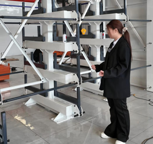 Pipe Storage Telescopic Cantilever Rack