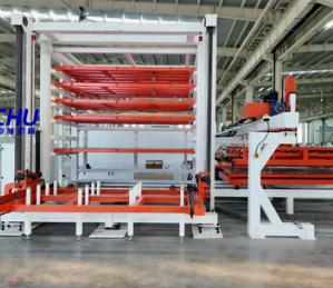 Roll Out Heavy Duty Automatic Sheet Metal Storage System for Warehouse