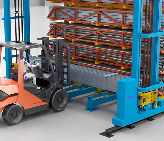 Automatic profile storage warehouse system