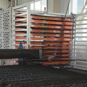 New drawer type steel plate storage rack