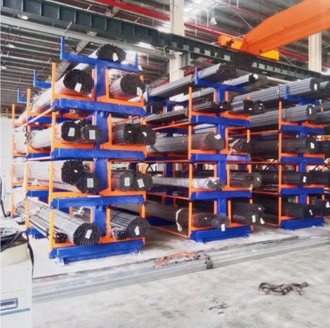 Telescopic Cantilever Rack for Holding Pipe or Profile