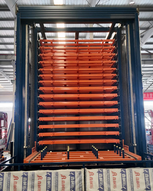 Roll Out Heavy Duty Automatic Sheet Metal Storage System for Warehouse