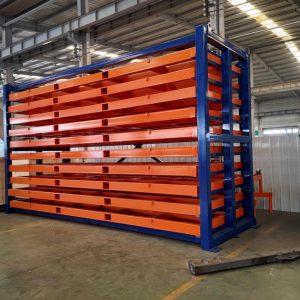 Heavy Duty Shelving System Roll Out Steel Sheet Metal Pallet Storage Racks