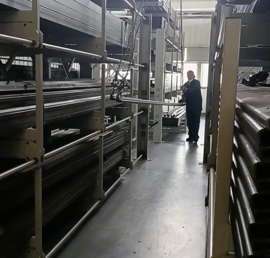 Industrial Heavy-Duty Steel Pipe Storage Rack for Organizing