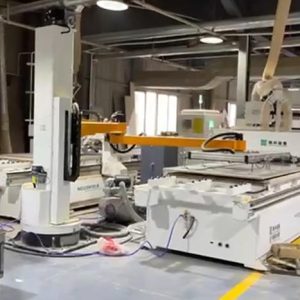 Automated Sheet Metal Loading: 4-Axis Robot for Laser Cutters
