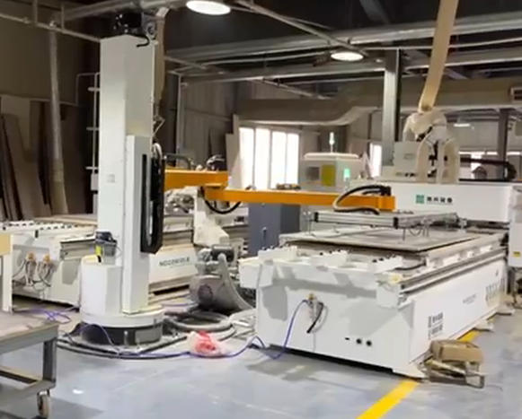 Automated Sheet Metal Loading: 4-Axis Robot for Laser Cutters