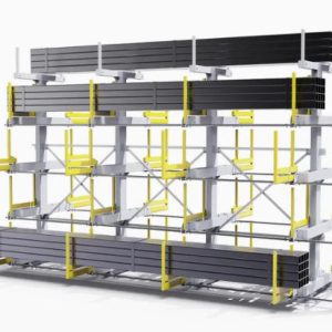 Heavy Duty Cantilever Racking Systems | High-Capacity Long Span Storage for Steel, Pipes & Lumber