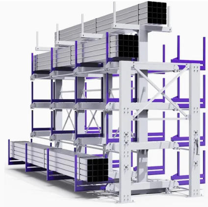 Heavy Duty Cantilever Racking Systems | High-Capacity Long Span Storage for Steel, Pipes & Lumber
