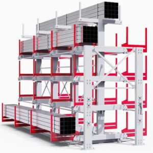 Heavy Duty Cantilever Racking Systems | High-Capacity Long Span Storage for Steel, Pipes & Lumber
