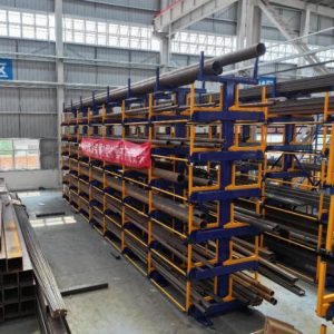 Industrial Steel Sheet Shelving & Long Pipe Storage Rack | Up to 5 Tons/Layer Capacity