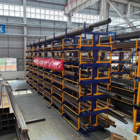 Industrial Steel Sheet Shelving & Long Pipe Storage Rack | Up to 5 Tons/Layer Capacity
