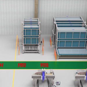 Laser Cutting Workshop Layout Design with Herochu Racking