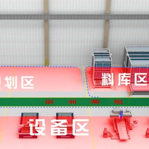 Laser Cutting Workshop Layout Design with Herochu Racking