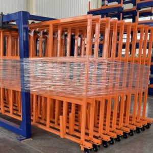 Custom Industrial Warehouse Racks for Sheet Metal Organization