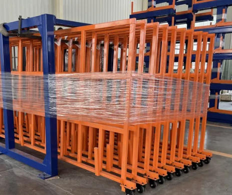 Custom Industrial Warehouse Racks for Sheet Metal Organization