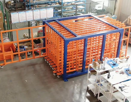 Maximize Workshop Space with Heavy-Duty Vertical Sheet Racks