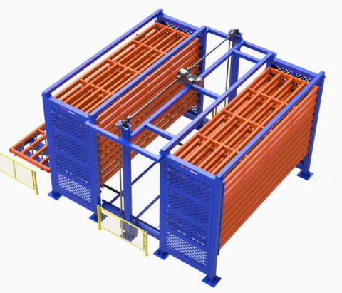 Smart Two-Tower Automatic Plate Storage Warehouse