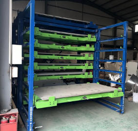 Roll Out Aluminum Plates Rack