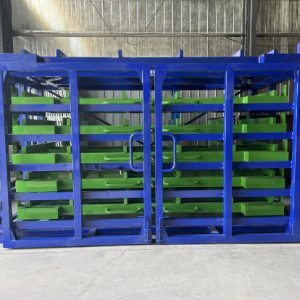 Roll Out Aluminum Plates Rack
