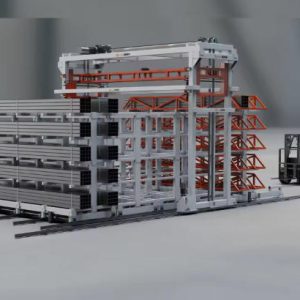 Automated pipes metal storage system