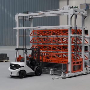 Automated pipes metal storage system