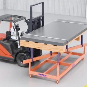 Metal plate destacker and material storage