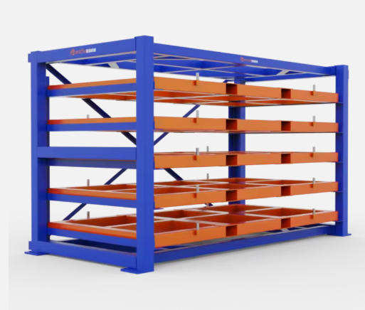 High-Capacity Forklift Sheet Metal Racks