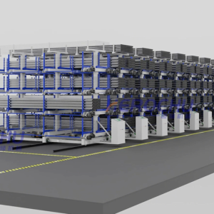 Maximize Your Warehouse Storage Density with Herochu Rail-type Telescopic Cantilever Shelves