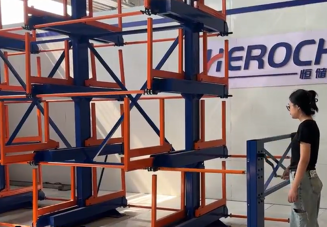 Telescopic Cantilever Pipe Rack Solution