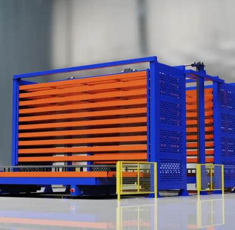 Double-Tower Sheet Material Automated Storage and Retrieval System