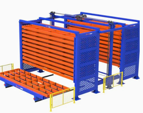 Double-Tower Automated Sheet Storage System