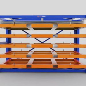 Industrial Heavy Duty Forklift-Compatible Drawer-Type Sheet Metal Storage Shelf