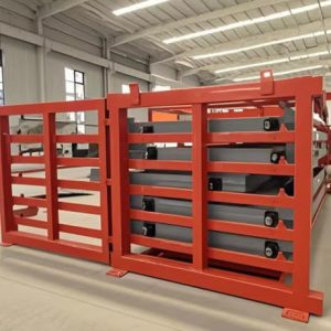 Structural fabrication 6-meter long mild steel sheets rack