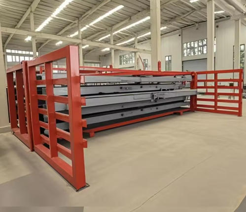 Structural fabrication 6-meter long mild steel sheets rack