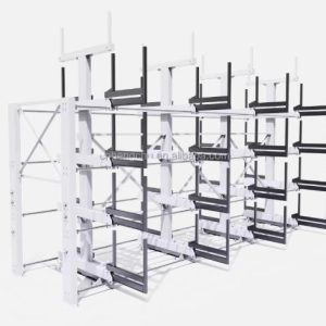 Hand-Operated Telescoping Cantilever Shelving | Flexible Warehouse Storage by Herochu