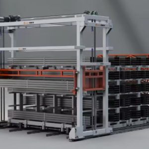 Vertical Intelligent Profile Storage Unit | Fully Automatic Smart Industrial Long Material Warehouse