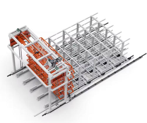 Vertical Intelligent Profile Storage Unit | Fully Automatic Smart Industrial Long Material Warehouse