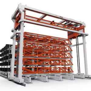 Vertical Intelligent Profile Storage Unit | Fully Automatic Smart Industrial Long Material Warehouse