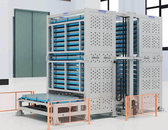 Double-Tower Automated Sheet Storage System