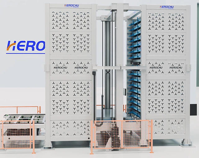 Double-Tower Automated Sheet Metal Storage and Retrieval System