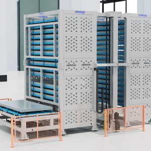 Double-Tower Automated Sheet Metal Storage and Retrieval System
