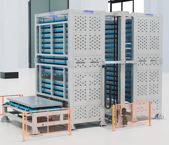 Double-Tower Automated Sheet Metal Storage and Retrieval System