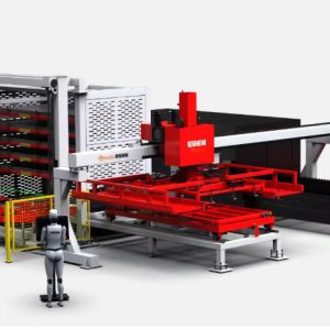 Automatic Steel Plate Gantry Loading Unloading Robot Manipulator System