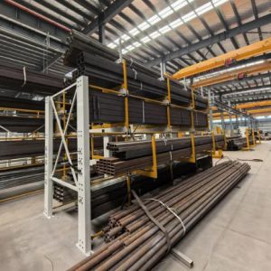Durable Hand-Controlled Cantilever Racks for Metal Tubes