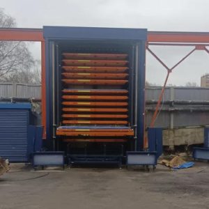 Automatic Two-Tower Plate Storage and Retrieval System