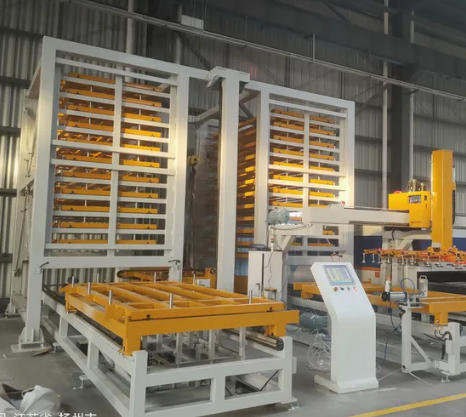 Automatic Two-Tower Plate Storage and Retrieval System